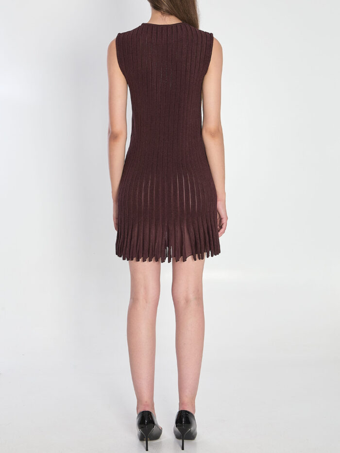 Alaia Striped knit dress
