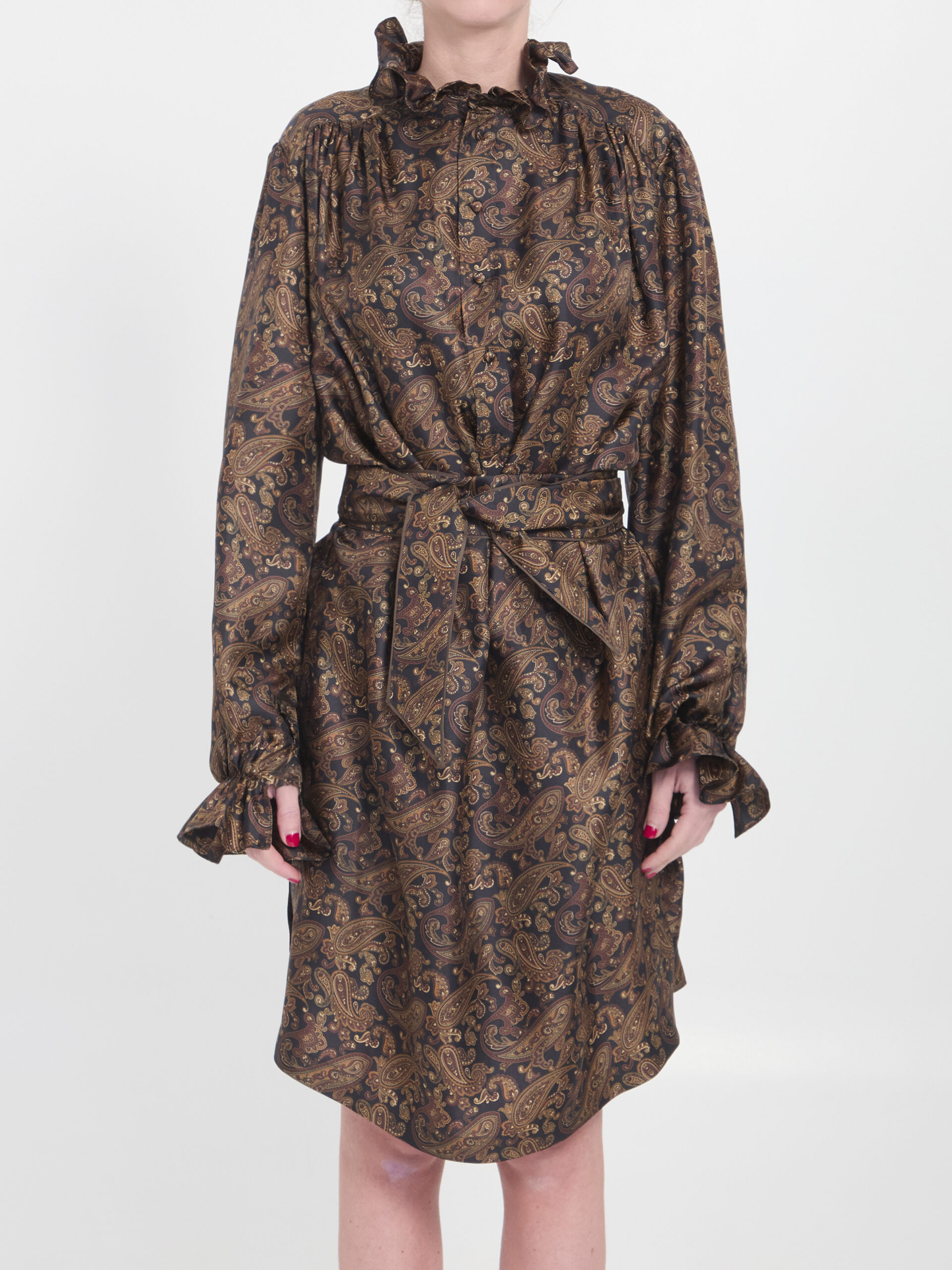 Saint Laurent Paisly dress