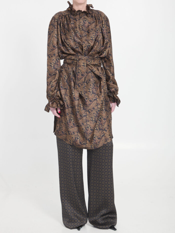 Saint Laurent Paisly dress