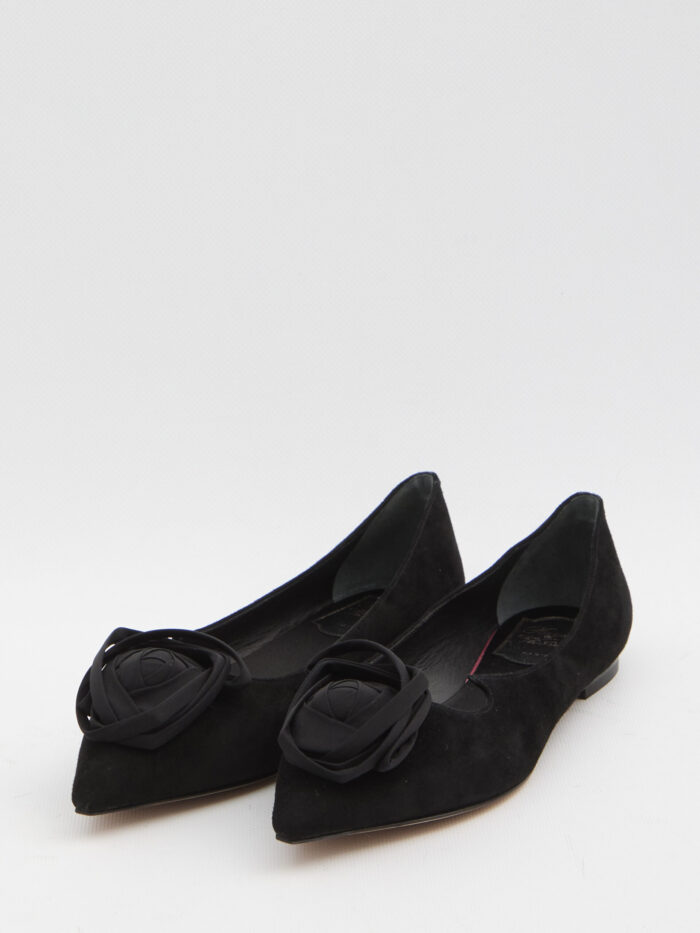 Roger Vivier I Love Vivier ballerinas with rose