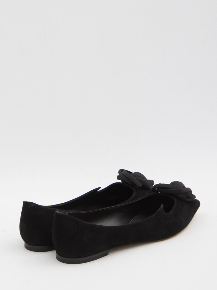 Roger Vivier I Love Vivier ballerinas with rose