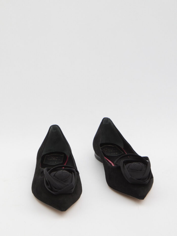 Roger Vivier I Love Vivier ballerinas with rose
