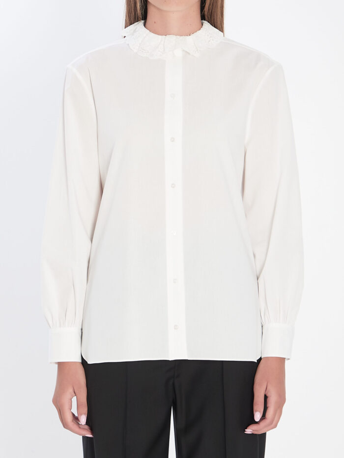 saint laurent shirt in cotton poplin Saint Laurent Shirt in cotton poplin