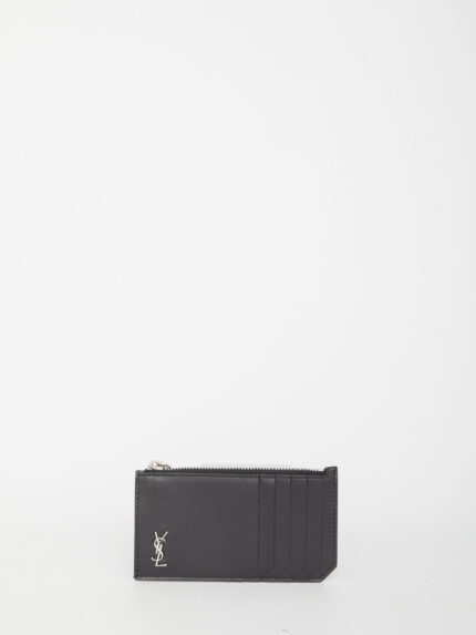 Saint Laurent Tiny Cassandre Fragments cardholder