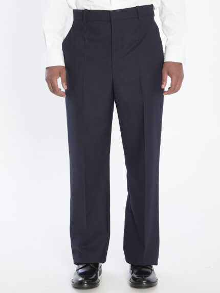 Saint Laurent Chiné wool trousers
