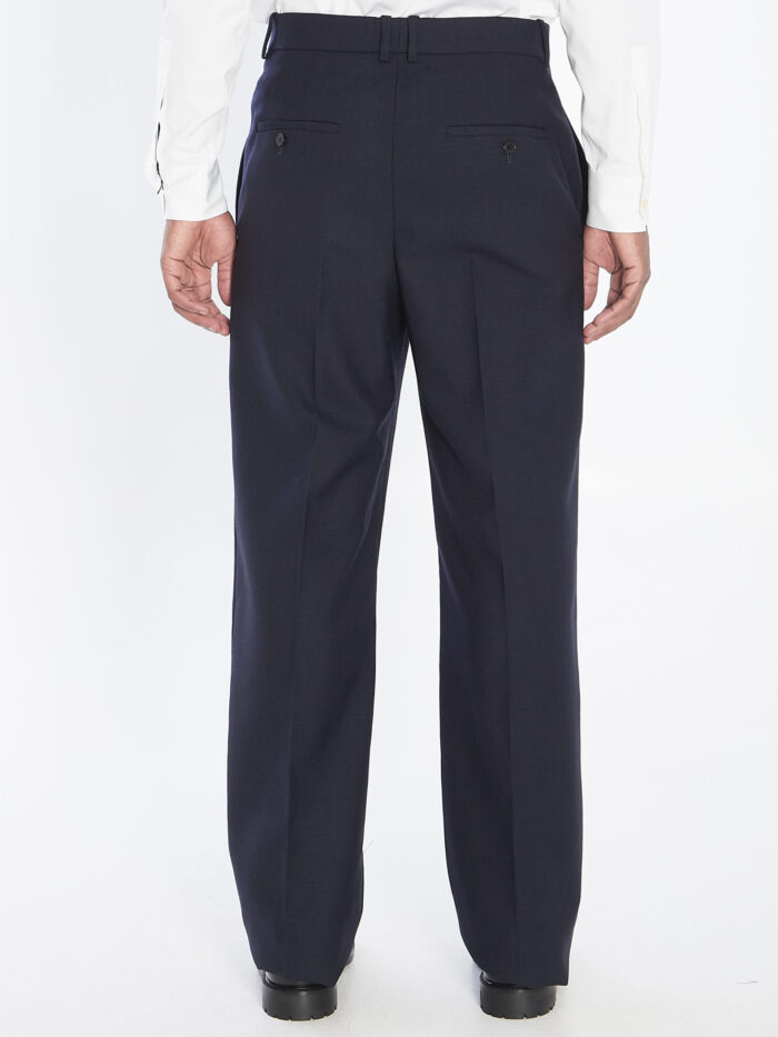 Saint Laurent Chiné wool trousers