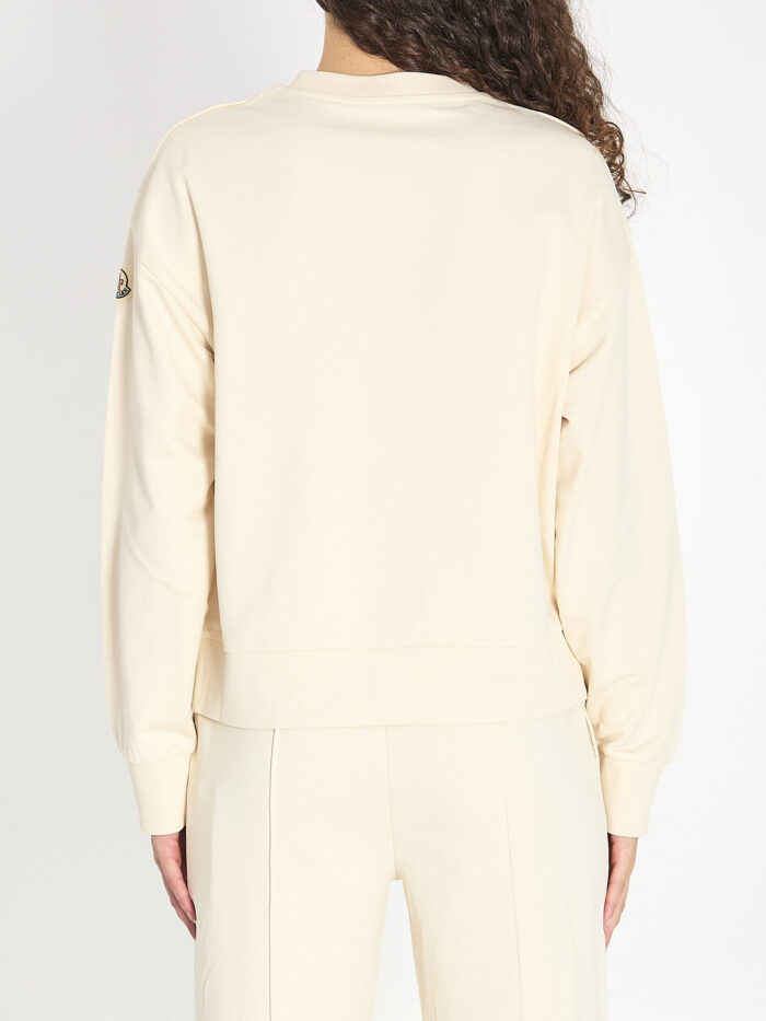 Moncler Cotton crewneck sweatshirt