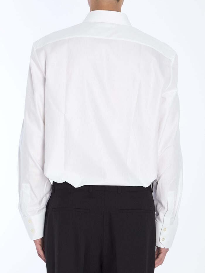 Saint Laurent Shirt in striped cotton poplin