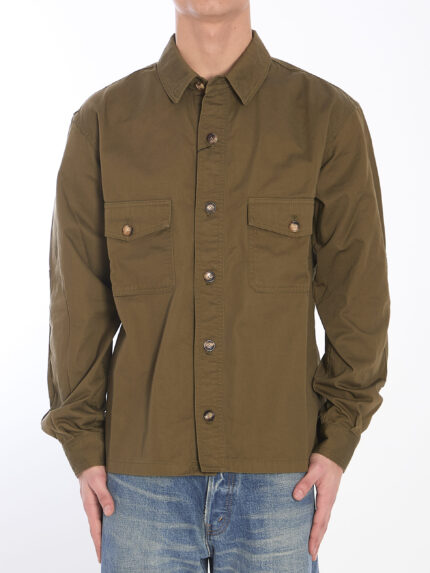 Saint Laurent Cotton twill overshirt