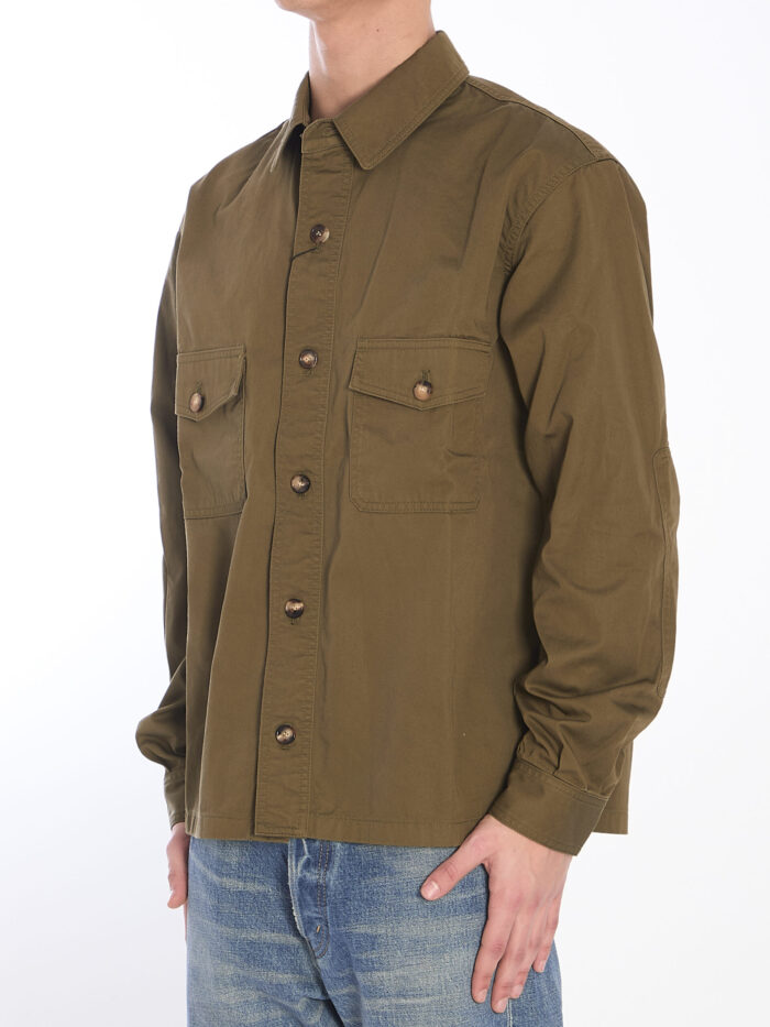 Saint Laurent Cotton twill overshirt