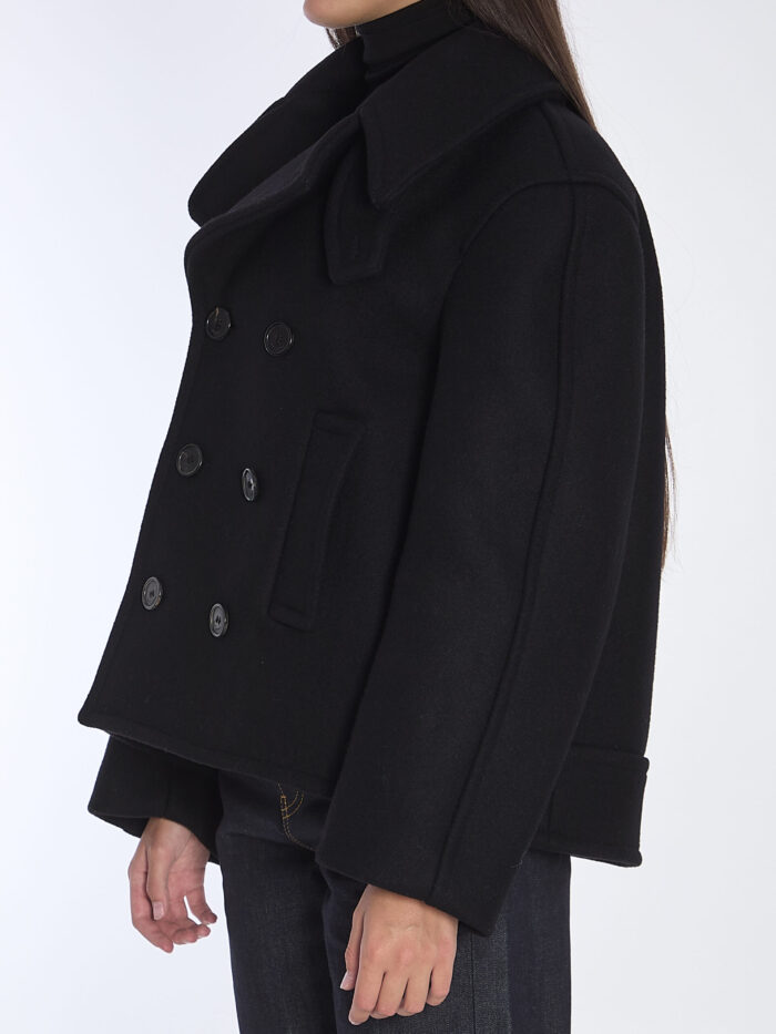 Saint Laurent Oversize pea coat in wool
