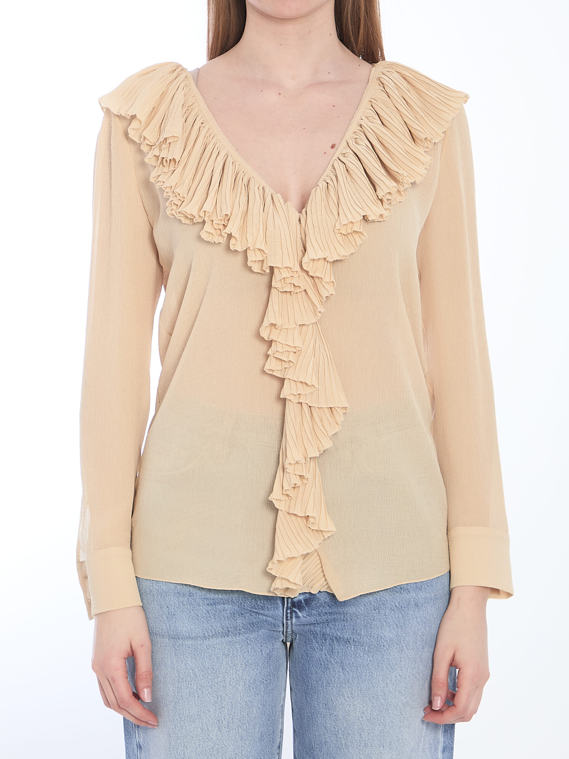 Saint Laurent Ruffled blouse