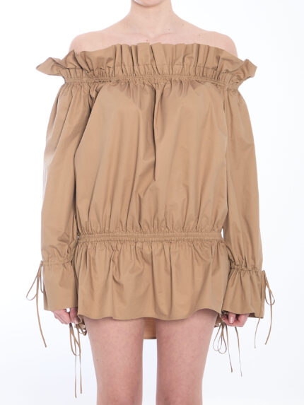 Saint Laurent Ruched mini dress