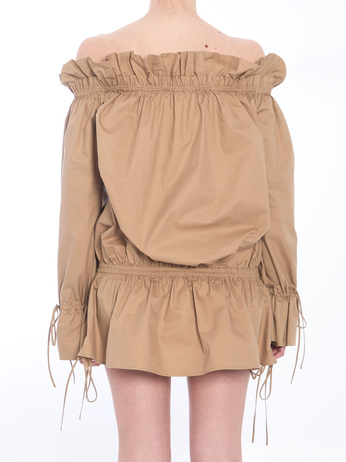 Saint Laurent Ruched mini dress