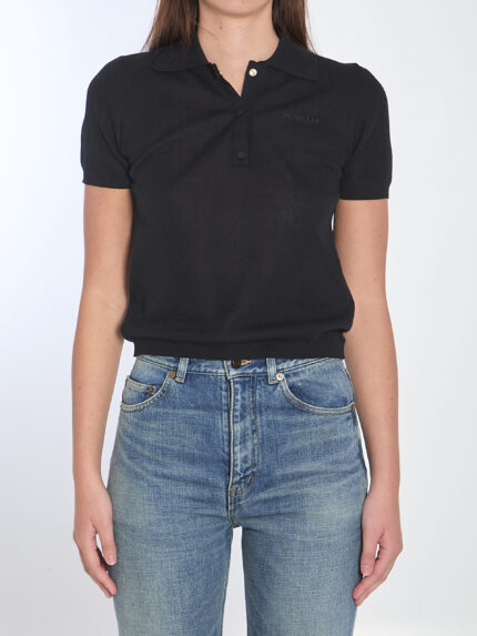 Moncler Polo shirt with embroidered logo