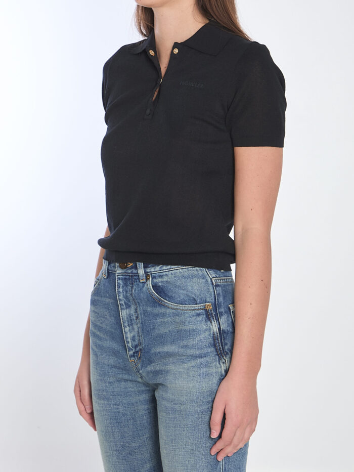 Moncler Polo shirt with embroidered logo