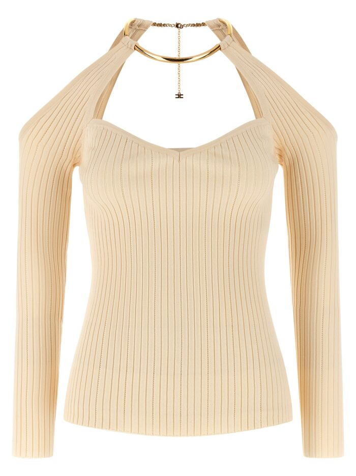 elisabetta franchi necklace sweater Elisabetta Franchi Necklace Sweater