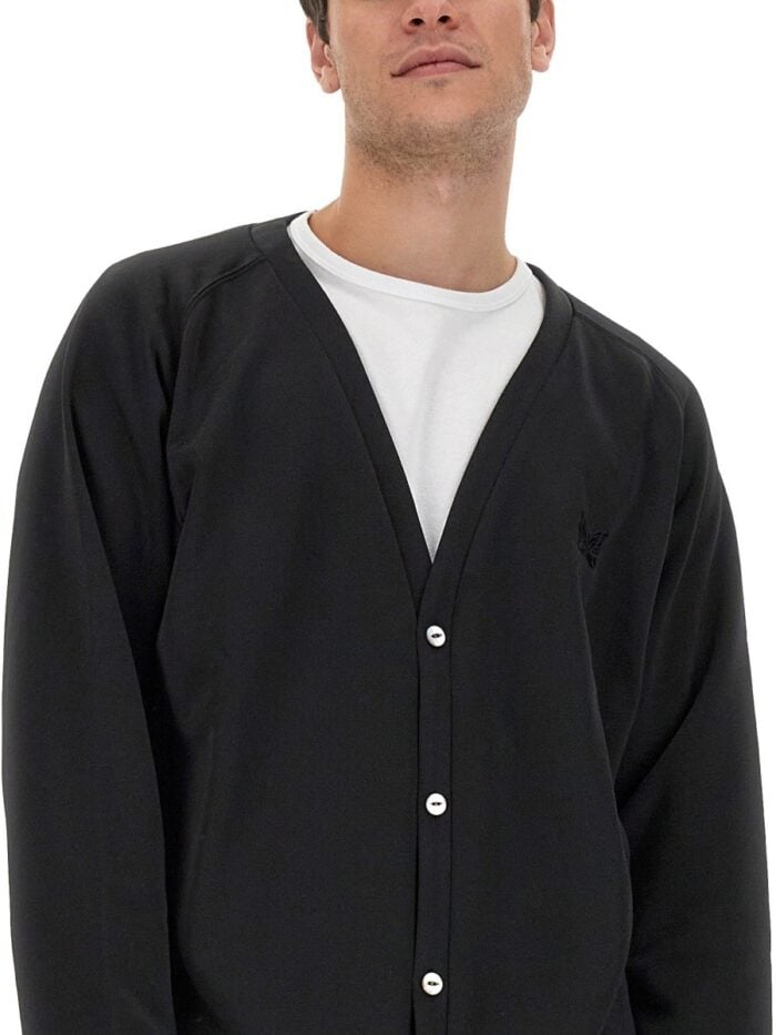 NEEDLES CARDIGAN WITH LOGO