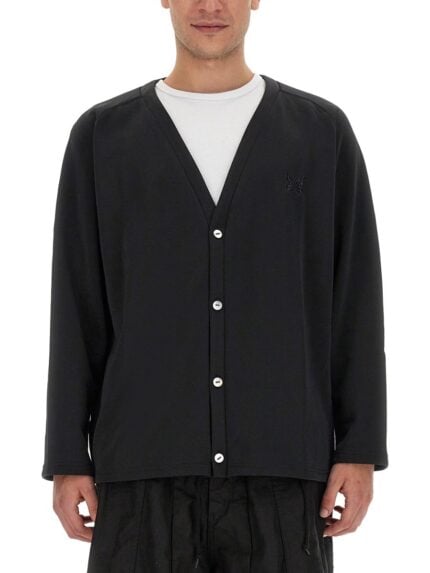 NEEDLES CARDIGAN WITH LOGO