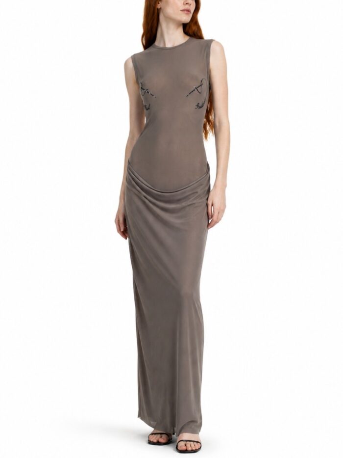 Jean Paul Gaultier "needles" Long Dress