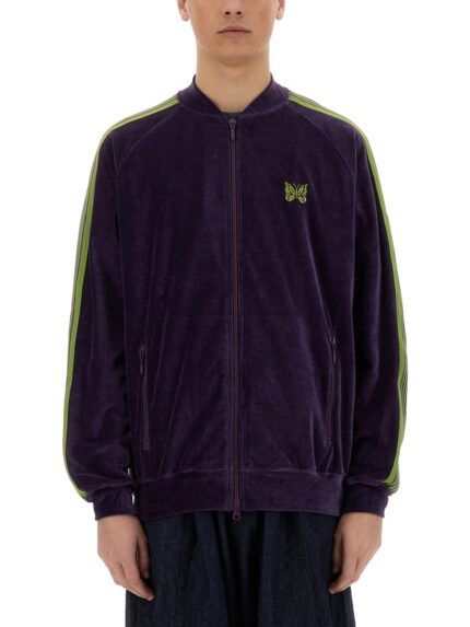 NEEDLES ZIP SWEATSHIRT.