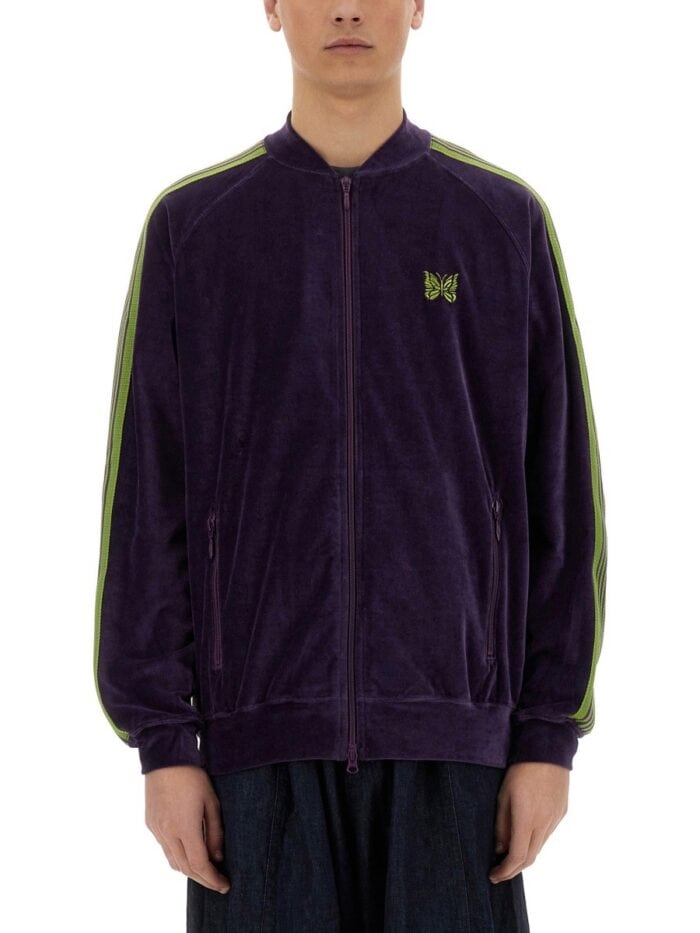 NEEDLES ZIP SWEATSHIRT.