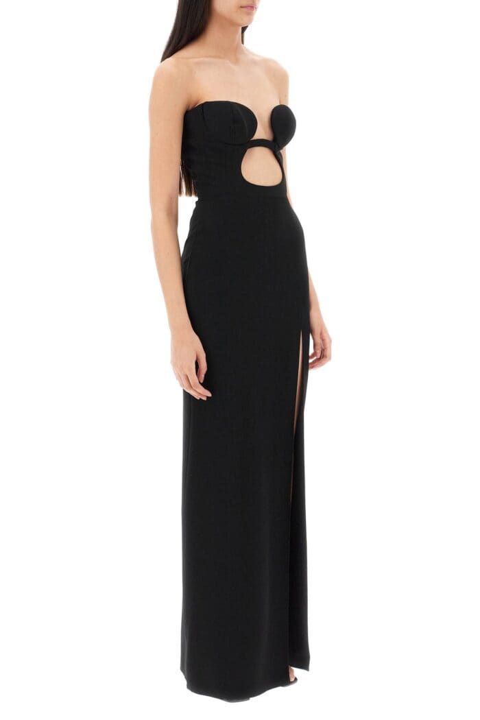 Nensi Dojaka Maxi Bustier Dress With Cut-out