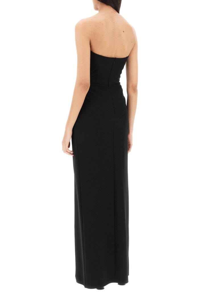 Nensi Dojaka Maxi Bustier Dress With Cut-out