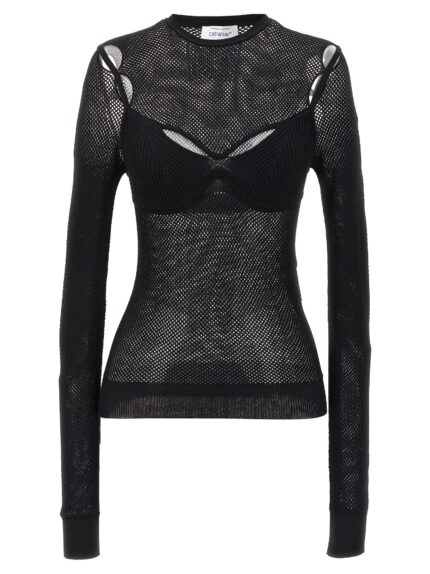 Off-white 'Net Arrow Bralette' Top