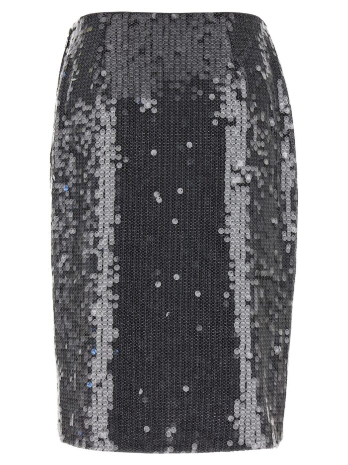 ROTATE BIRGER CHRISTENSEN 'Net Sequin Midi' Skirt