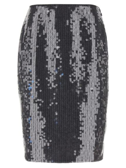 ROTATE BIRGER CHRISTENSEN 'Net Sequin Midi' Skirt
