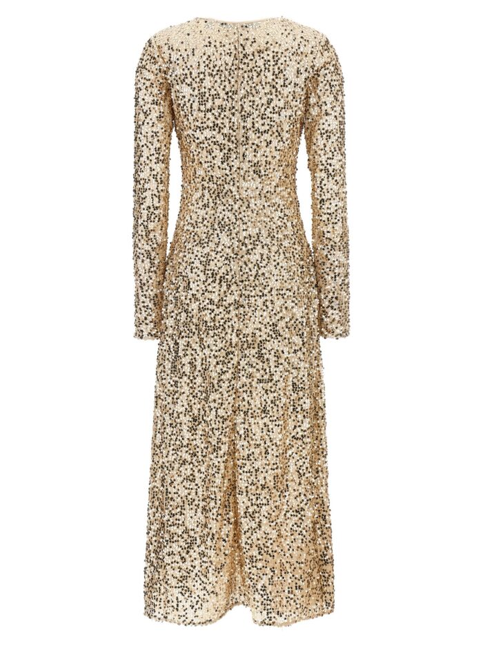 ROTATE BIRGER CHRISTENSEN 'Net Sequins Midi' Dress