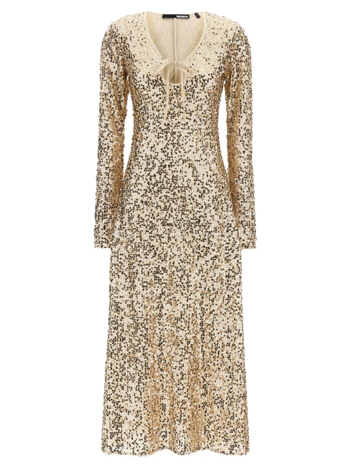 rotate birger christensen 'net sequins midi' dress ROTATE BIRGER CHRISTENSEN 'Net Sequins Midi' Dress