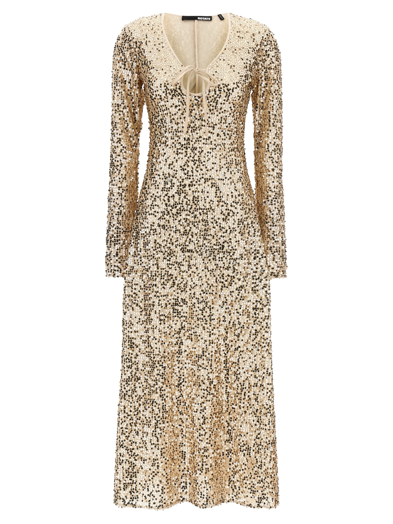 ROTATE BIRGER CHRISTENSEN 'Net Sequins Midi' Dress