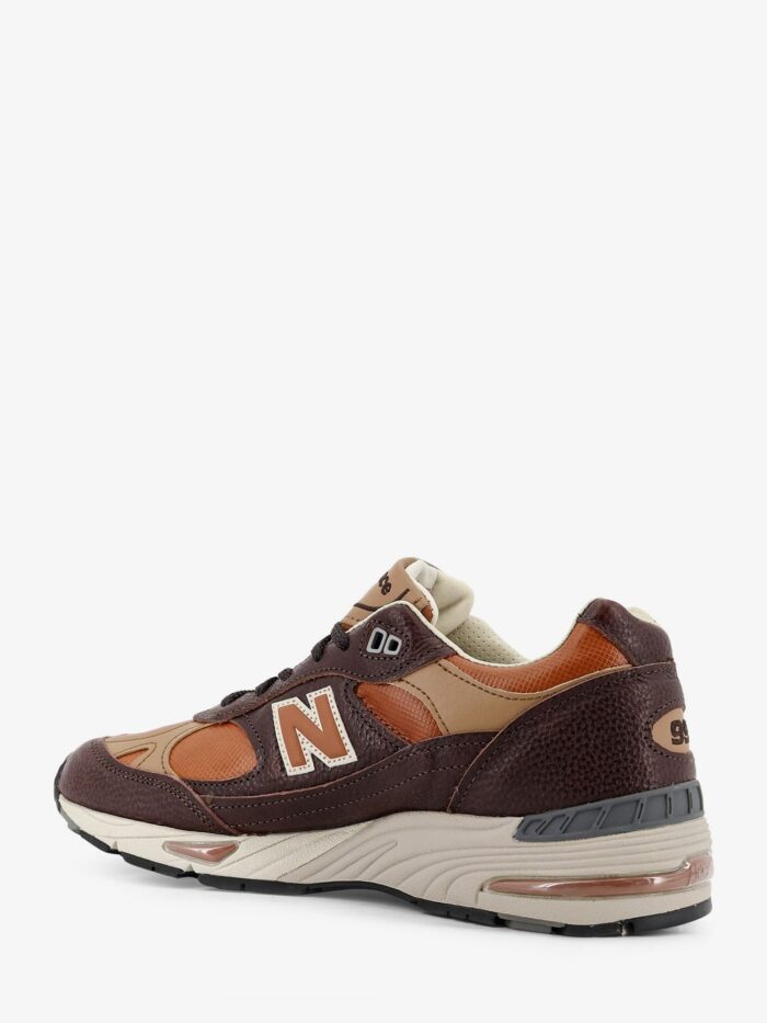 New Balance 991 Leather Sneakers With Side Logo