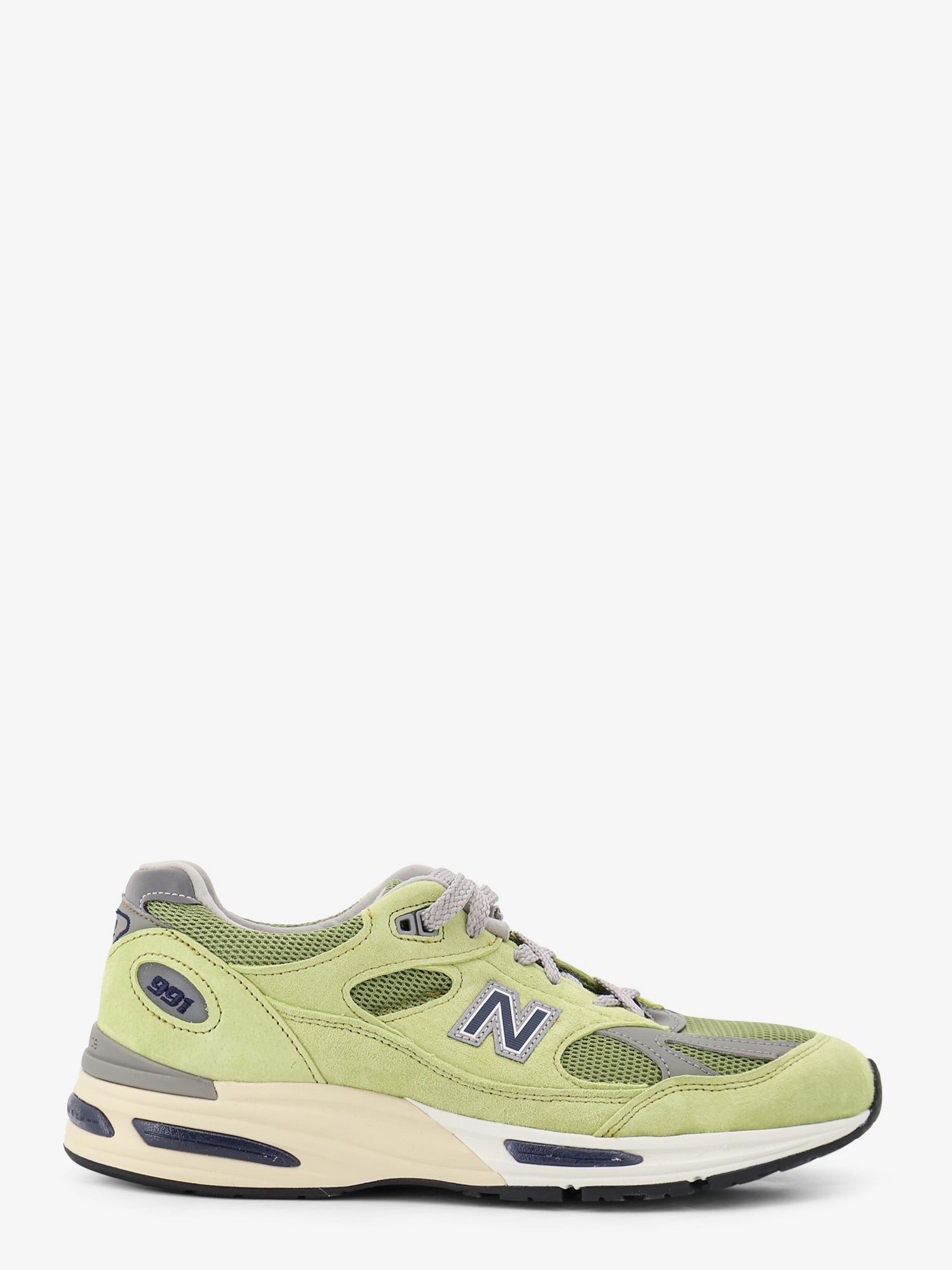 New Balance Mesh And Suede Sneakers With Side Logo