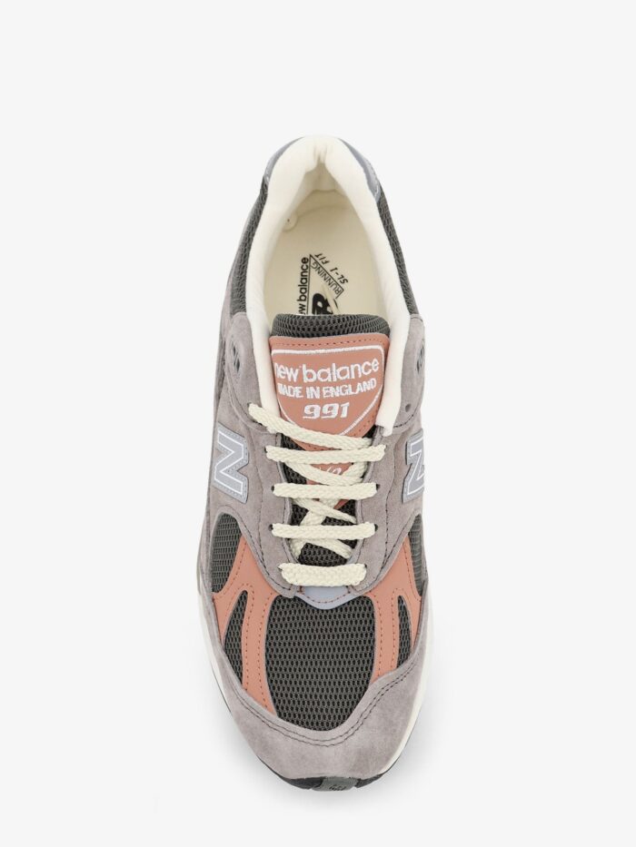 New Balance Suede And Mesh Sneakers With Side Logo