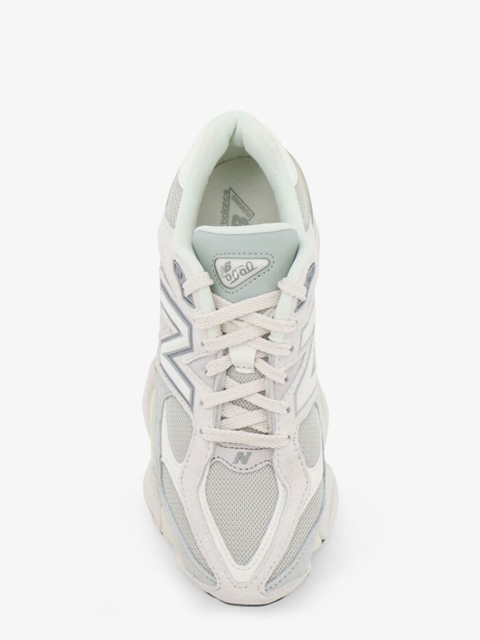 New Balance U90602 Mesh And Suede Sneakers With Embroidered Logo