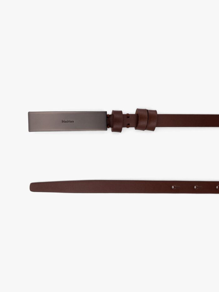 New Plate 15 Max Mara Sfilata Leather Belt