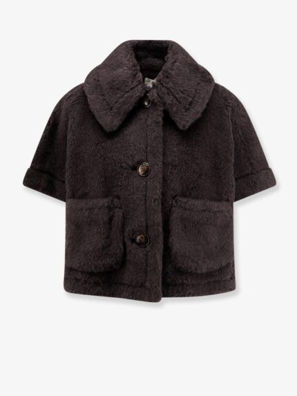 Max Mara Newterzo1 Alpaca, Virgin Wool And Silk Coat