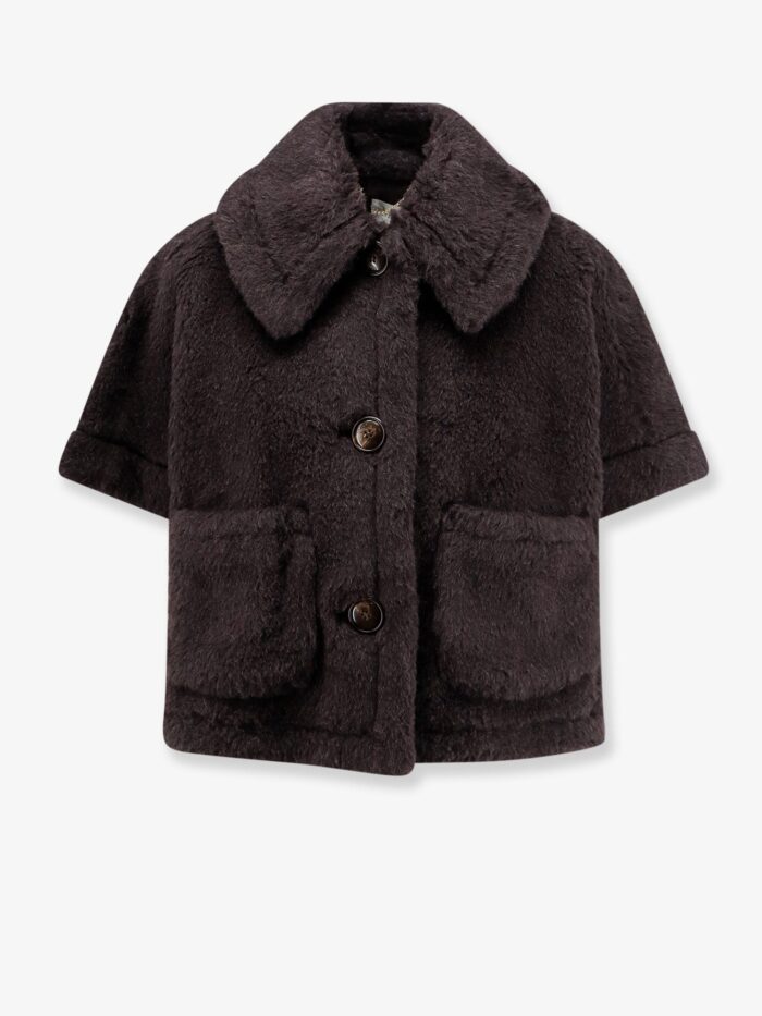 Max Mara Newterzo1 Alpaca, Virgin Wool And Silk Coat