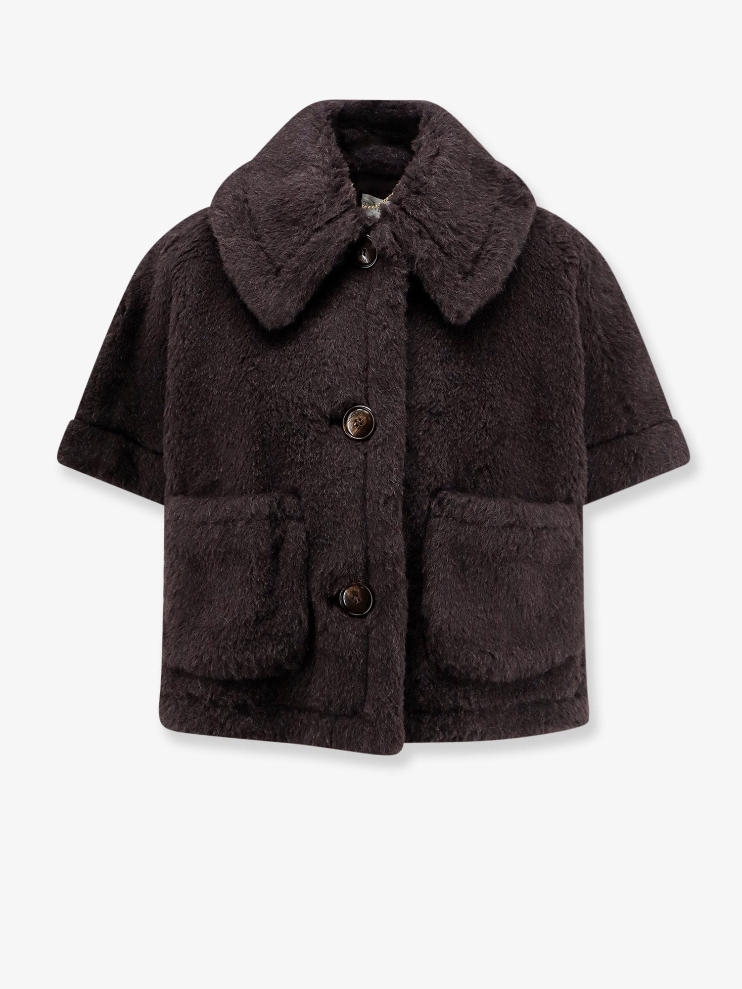 Max Mara Newterzo1 Alpaca, Virgin Wool And Silk Coat