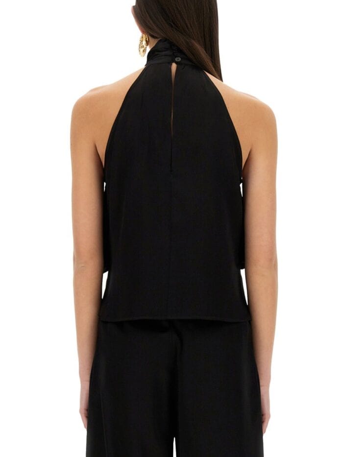 NINA RICCI "FLOWING" TOP WITH BOW