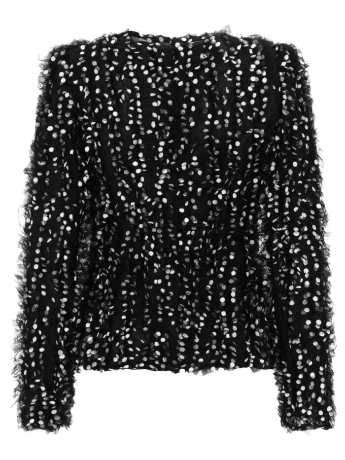 NINA RICCI JACKET WITH "POLKA DOTS" EMBROIDERY