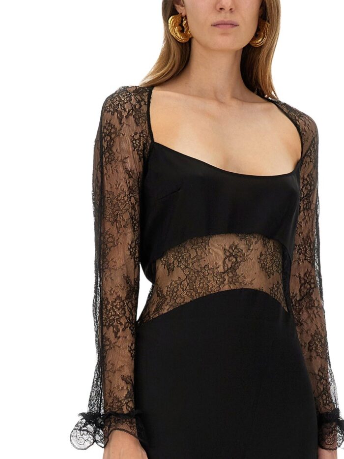 NINA RICCI LONG LACE DRESS