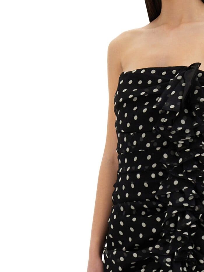 NINA RICCI MINI BUSTIER DRESS "POLKA DOTS"