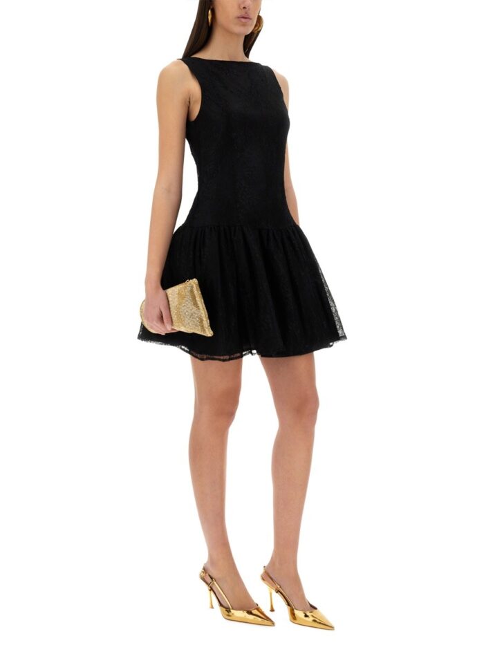 NINA RICCI MINI DRESS WITH PEPLUM SKIRT