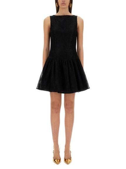 NINA RICCI MINI DRESS WITH PEPLUM SKIRT
