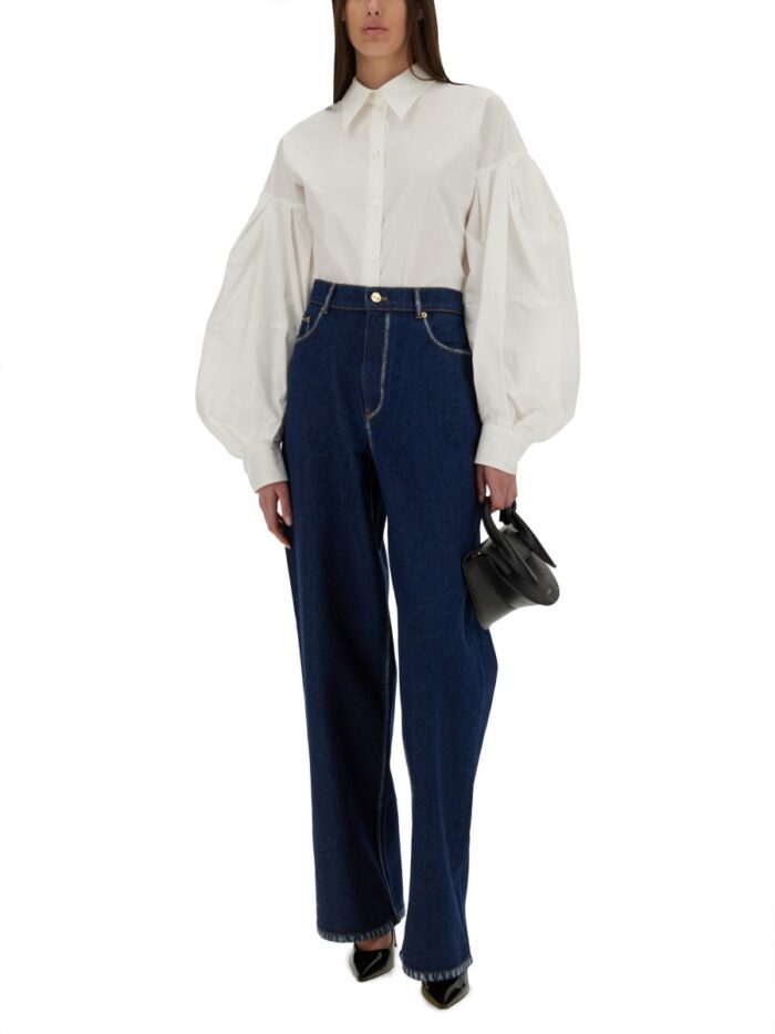 NINA RICCI SHIRT WITH "COCOON" SLEEVES