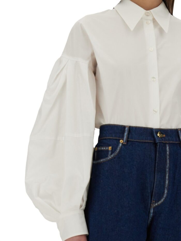 NINA RICCI SHIRT WITH "COCOON" SLEEVES
